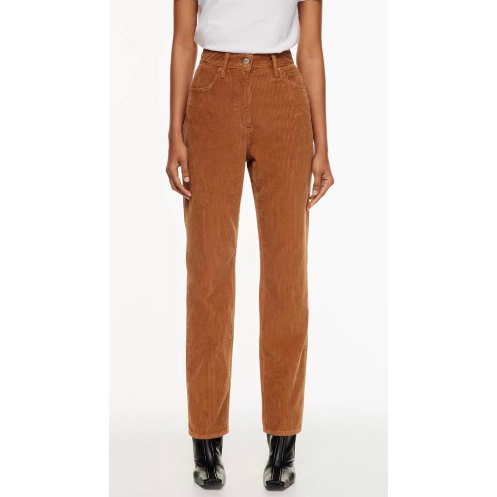 ARITZIA DENIM FORUM NWT The Joni High Rise Loose Corduroy 29W 30L
